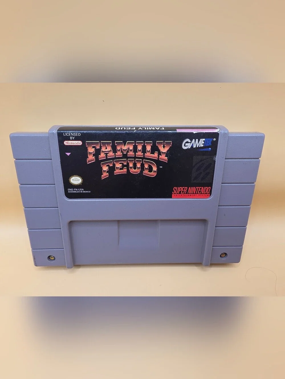 Family Feud Super Nintendo Video Game SNES